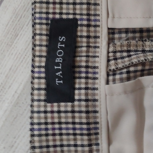 TALBOTS CLASSIC CHATNAM ANKLE PLAID PANTS - Picture 4 of 11
